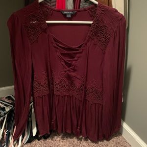 America Eagle Blouse. Small.